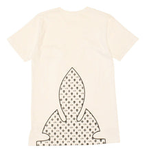 Load the image into the gallery viewer. CHROME HEARTS クロムハーツ 半袖Tシャツ サイズS フレアニー BSフレア CHプラス ヴァインダガー ホワイト ブラック 美品 中古 4a006282