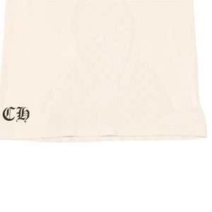 CHROME HEARTS クロムハーツ 半袖Tシャツ サイズS フレアニー BSフレア CHプラス ヴァインダガー ホワイト ブラック 美品 中古 4a006282