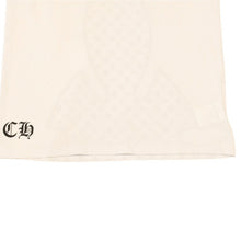 Load the image into the gallery viewer. CHROME HEARTS クロムハーツ 半袖Tシャツ サイズS フレアニー BSフレア CHプラス ヴァインダガー ホワイト ブラック 美品 中古 4a006282