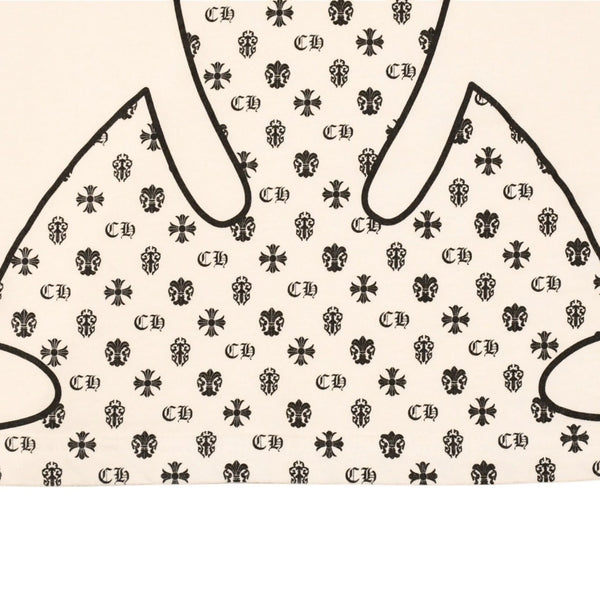CHROME HEARTS クロムハーツ 半袖Tシャツ サイズS フレアニー BSフレア CHプラス ヴァインダガー ホワイト ブラック 美品 中古 4a006282