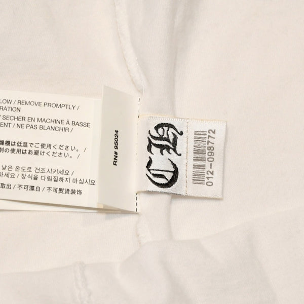 CHROME HEARTS クロムハーツ 半袖Tシャツ サイズS フレアニー BSフレア CHプラス ヴァインダガー ホワイト ブラック 美品 中古 4a006282