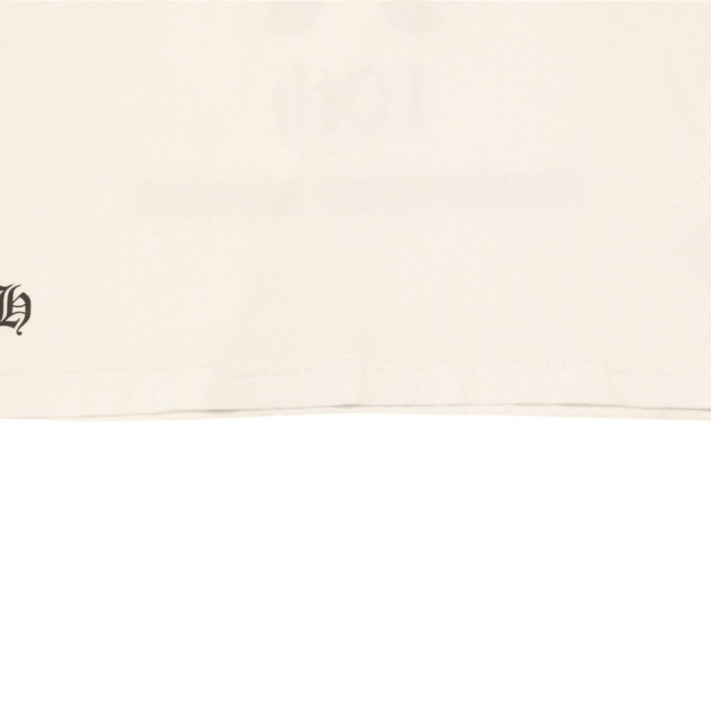 極美品 CHROME HEARTS クロムハーツ 半袖Tシャツ サイズS 青山店10周年記念 ヴァインダガー ホワイト 中古 4a006281