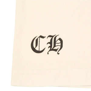 極美品 CHROME HEARTS クロムハーツ 半袖Tシャツ サイズS 青山店10周年記念 ヴァインダガー ホワイト 中古 4a006281