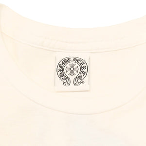 極美品 CHROME HEARTS クロムハーツ 半袖Tシャツ サイズS 青山店10周年記念 ヴァインダガー ホワイト 中古 4a006281