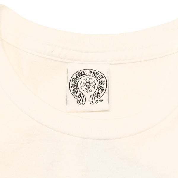 極美品 CHROME HEARTS クロムハーツ 半袖Tシャツ サイズS 青山店10周年記念 ヴァインダガー ホワイト 中古 4a006281