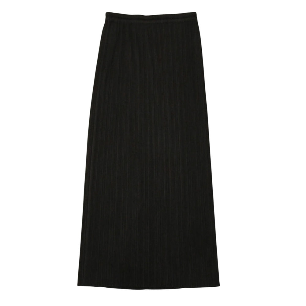 極美品 ISSEI MIYAKE イッセイミヤケ PLEATS PLEASE プリーツプリーズ スカート ボトムス 6443013 ブラック サイズ1 中古 4a006117