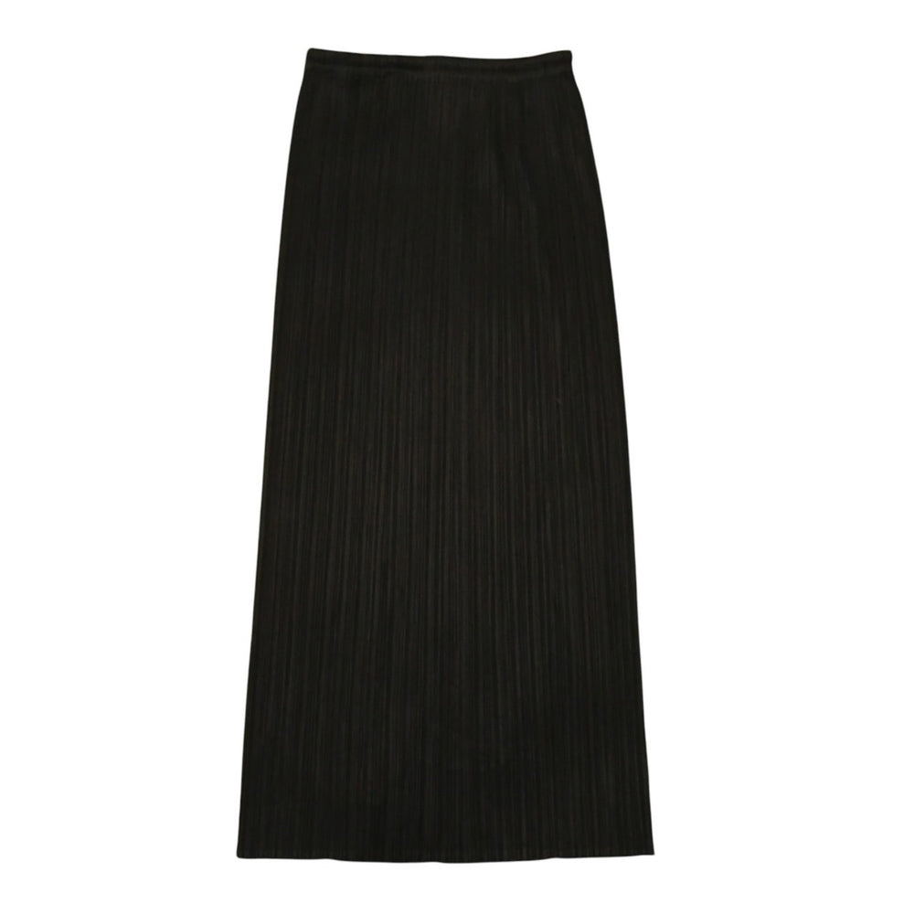 極美品 ISSEI MIYAKE イッセイミヤケ PLEATS PLEASE プリーツプリーズ スカート ボトムス 6443013 ブラック サイズ1 中古 4a006117