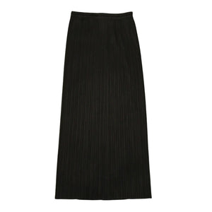 極美品 ISSEI MIYAKE イッセイミヤケ PLEATS PLEASE プリーツプリーズ スカート ボトムス 6443013 ブラック サイズ1 中古 4a006117