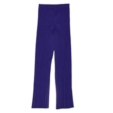 Load the image into the gallery viewer. 極美品 ISSEI MIYAKE イッセイミヤケ PLEATS PLEASE プリーツプリーズ パンツ ボトムス パープル 中古 4a006116