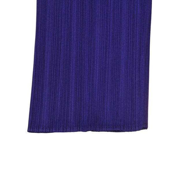 極美品 ISSEI MIYAKE イッセイミヤケ PLEATS PLEASE プリーツプリーズ パンツ ボトムス パープル 中古 4a006116
