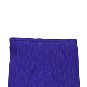 極美品 ISSEI MIYAKE イッセイミヤケ PLEATS PLEASE プリーツプリーズ パンツ ボトムス パープル 中古 4a006116