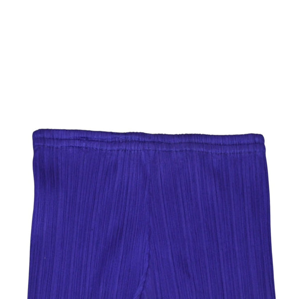 極美品 ISSEI MIYAKE イッセイミヤケ PLEATS PLEASE プリーツプリーズ パンツ ボトムス パープル 中古 4a006116