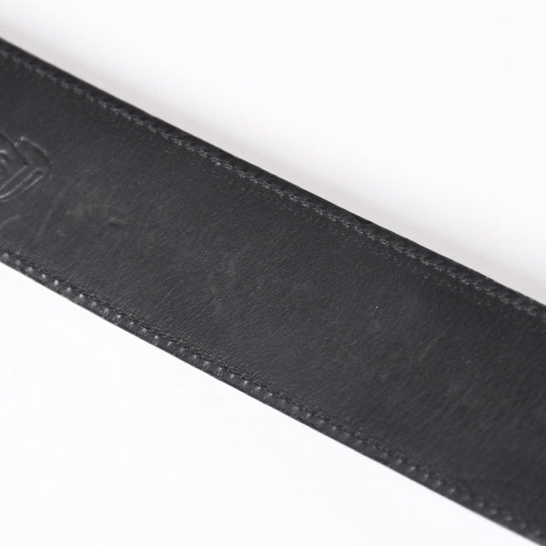 極美品 CHROME HEARTS クロムハーツ PYRAMID PLS STUDS ゼロピラミッド ベルトストラップ サイズ32 レザー シルバー925 中古 4a006273