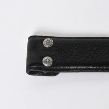 画像をギャラリービューアに読み込む, 極美品 CHROME HEARTS クロムハーツ PYRAMID PLS STUDS ゼロピラミッド ベルトストラップ サイズ32 レザー シルバー925 中古 4a006273