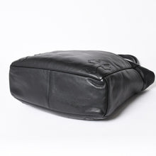 画像をギャラリービューアに読み込む, 極美品 CHROME HEARTS クロムハーツ TOTE 4 POCKET 4ポケット レザートートバッグ CHクロスパッチ 4パッチ ダガー ブラック 中古 4a006275