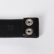 画像をギャラリービューアに読み込む, 極美品 CHROME HEARTS クロムハーツ PYRAMID PLS STUDS ゼロピラミッド ベルトストラップ サイズ32 レザー シルバー925 中古 4a006273