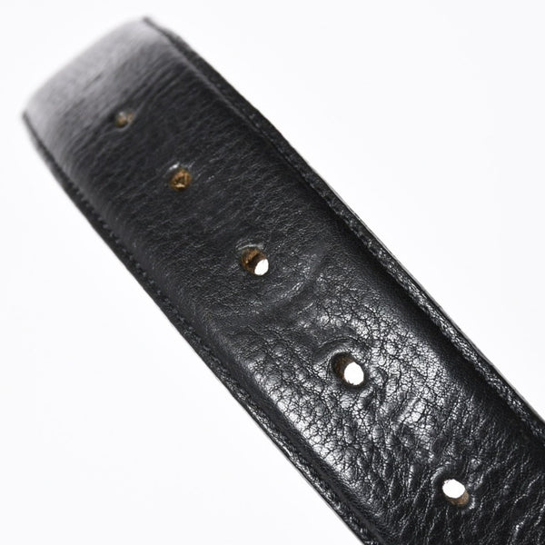 極美品 CHROME HEARTS クロムハーツ PYRAMID PLS STUDS ゼロピラミッド ベルトストラップ サイズ32 レザー シルバー925 中古 4a006273
