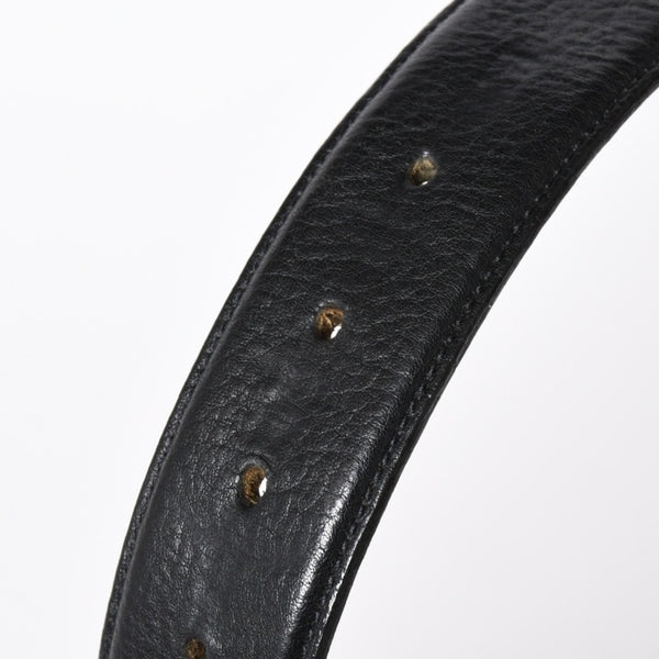 極美品 CHROME HEARTS クロムハーツ PYRAMID PLS STUDS ゼロピラミッド ベルトストラップ サイズ32 レザー シルバー925 中古 4a006273