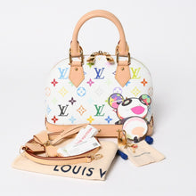 画像をギャラリービューアに読み込む, 新品未使用品 LOUIS VUITTON ルイヴィトン 村上隆 アルマBB M13078 ハンドバッグ モノグラムマルチカラー ホワイト 中古 4a006112