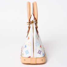 画像をギャラリービューアに読み込む, 新品未使用品 LOUIS VUITTON ルイヴィトン 村上隆 アルマBB M13078 ハンドバッグ モノグラムマルチカラー ホワイト 中古 4a006112