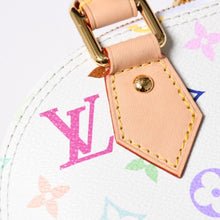 画像をギャラリービューアに読み込む, 新品未使用品 LOUIS VUITTON ルイヴィトン 村上隆 アルマBB M13078 ハンドバッグ モノグラムマルチカラー ホワイト 中古 4a006112