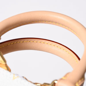 新品未使用品 LOUIS VUITTON ルイヴィトン 村上隆 アルマBB M13078 ハンドバッグ モノグラムマルチカラー ホワイト 中古 4a006112