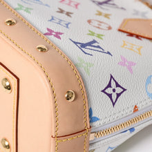 画像をギャラリービューアに読み込む, 新品未使用品 LOUIS VUITTON ルイヴィトン 村上隆 アルマBB M13078 ハンドバッグ モノグラムマルチカラー ホワイト 中古 4a006112