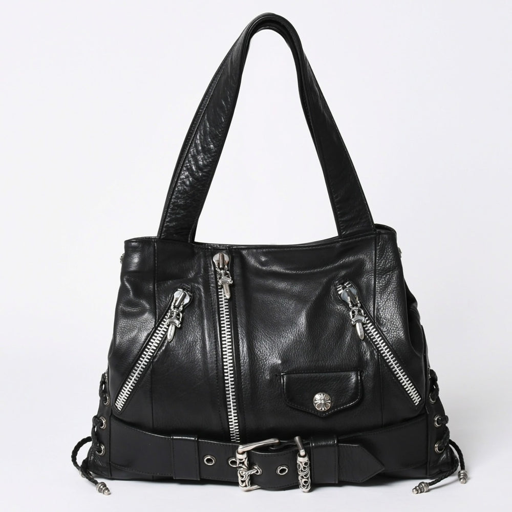 CHROME HEARTS クロムハーツ JJ DEAN LARGE JJディーン ラージ トートバッグ ダガー クロスボール ローラー シルバー925 美品 中古 4a006274