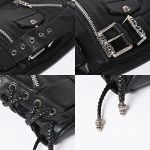 画像をギャラリービューアに読み込む, CHROME HEARTS クロムハーツ JJ DEAN LARGE JJディーン ラージ トートバッグ ダガー クロスボール ローラー シルバー925 美品 中古 4a006274