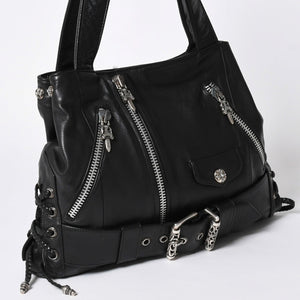 CHROME HEARTS クロムハーツ JJ DEAN LARGE JJディーン ラージ トートバッグ ダガー クロスボール ローラー シルバー925 美品 中古 4a006274