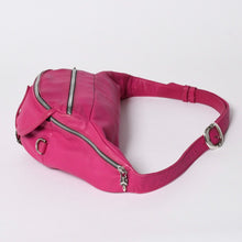 画像をギャラリービューアに読み込む, 極美品 CHROME HEARTS クロムハーツ #1 SNAT PACK #1スナットパック ボディバッグ ダガー ガンスリンガー ピンク シルバー925 中古 4a006162