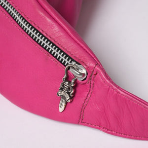 極美品 CHROME HEARTS クロムハーツ #1 SNAT PACK #1スナットパック ボディバッグ ダガー ガンスリンガー ピンク シルバー925 中古 4a006162