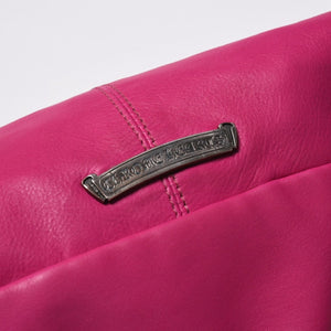 極美品 CHROME HEARTS クロムハーツ #1 SNAT PACK #1スナットパック ボディバッグ ダガー ガンスリンガー ピンク シルバー925 中古 4a006162