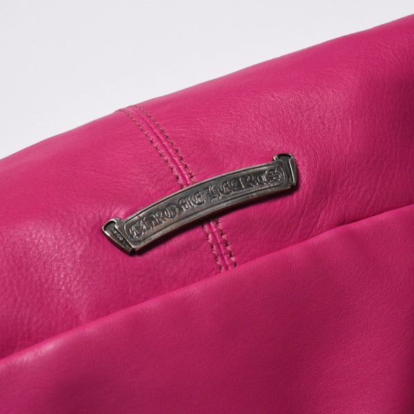 極美品 CHROME HEARTS クロムハーツ #1 SNAT PACK #1スナットパック ボディバッグ ダガー ガンスリンガー ピンク シルバー925 中古 4a006162