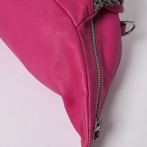 極美品 CHROME HEARTS クロムハーツ #1 SNAT PACK #1スナットパック ボディバッグ ダガー ガンスリンガー ピンク シルバー925 中古 4a006162
