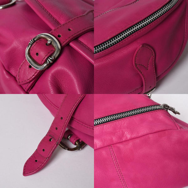 極美品 CHROME HEARTS クロムハーツ #1 SNAT PACK #1スナットパック ボディバッグ ダガー ガンスリンガー ピンク シルバー925 中古 4a006162