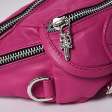 画像をギャラリービューアに読み込む, 極美品 CHROME HEARTS クロムハーツ SNAT PACK MINI スナットパック ミニ ボディバッグ ダガー ガンスリンガー ピンク シルバー925 中古 4a006161