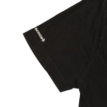 Load the image into the gallery viewer. CHROME HEARTS クロムハーツ 半袖Tシャツ サイズM オールドイングリッシュ ネックロゴ スクロールラベル ブラック 美品 中古 4a006278