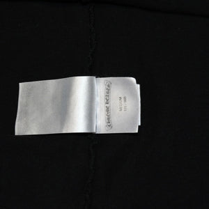 CHROME HEARTS クロムハーツ 半袖Tシャツ サイズM オールドイングリッシュ ネックロゴ スクロールラベル ブラック 美品 中古 4a006278