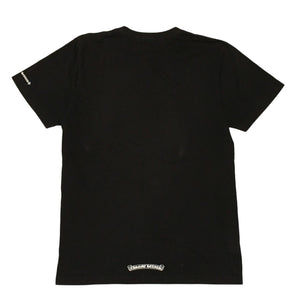 CHROME HEARTS クロムハーツ 半袖Tシャツ サイズM オールドイングリッシュ ネックロゴ スクロールラベル ブラック 美品 中古 4a006278