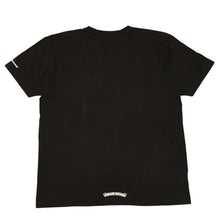 画像をギャラリービューアに読み込む, 極美品 CHROME HEARTS クロムハーツ 半袖Tシャツ サイズXXL ネックロゴ オールドイングリッシュ スクロールラベル ブラック 中古 4a006276