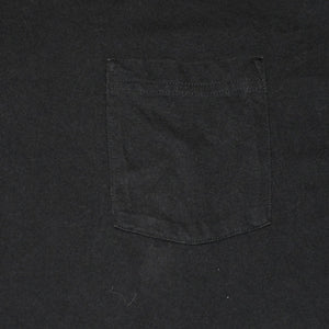極美品 CHROME HEARTS クロムハーツ 半袖Tシャツ サイズXXL ネックロゴ オールドイングリッシュ スクロールラベル ブラック 中古 4a006276