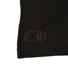 画像をギャラリービューアに読み込む, 極美品 CHROME HEARTS クロムハーツ 半袖Tシャツ サイズXXL ネックロゴ オールドイングリッシュ スクロールラベル ブラック 中古 4a006276