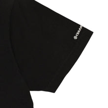 Load the image into the gallery viewer. CHROME HEARTS クロムハーツ 半袖Tシャツ サイズM オールドイングリッシュ ネックロゴ スクロールラベル ブラック 美品 中古 4a006278