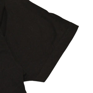 極美品 CHROME HEARTS クロムハーツ 半袖Tシャツ サイズXXL ネックロゴ オールドイングリッシュ スクロールラベル ブラック 中古 4a006276