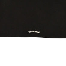 画像をギャラリービューアに読み込む, 極美品 CHROME HEARTS クロムハーツ 半袖Tシャツ サイズXXL ネックロゴ オールドイングリッシュ スクロールラベル ブラック 中古 4a006276