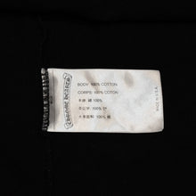 画像をギャラリービューアに読み込む, 極美品 CHROME HEARTS クロムハーツ 半袖Tシャツ サイズXXL ネックロゴ オールドイングリッシュ スクロールラベル ブラック 中古 4a006276