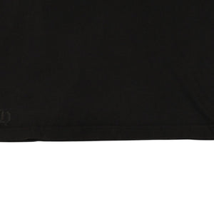 CHROME HEARTS クロムハーツ 半袖Tシャツ サイズM オールドイングリッシュ ネックロゴ スクロールラベル ブラック 美品 中古 4a006278