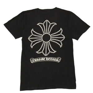 CHROME HEARTS クロムハーツ 半袖Tシャツ サイズS CHプラス オールドイングリッシュ スクロールラベル ブラック 美品 中古 4a006277