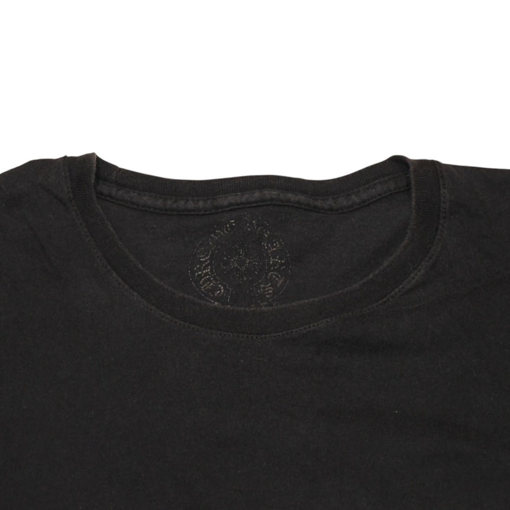 CHROME HEARTS クロムハーツ 半袖Tシャツ サイズS CHプラス オールドイングリッシュ スクロールラベル ブラック 美品 中古 4a006277